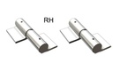 Swing Gate Weld to Weld Prison Hinge 16mm RH / pair - Zinc plated