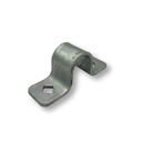 Swing Gate Hot Dip Galvanized Pipe Hinge Strap (Loose Fit, 25NB, Diamond Hole) - Strap Part Only