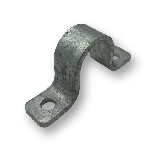 Swing Gate Hot Dip Galvanized Pipe Hinge Strap Light Duty (Loose Fit, 25NB) - Strap Part Only