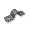 Swing Gate Hot Dip Galvanized Pipe Hinge Strap (Loose Fit, 25NB, Low, Diamond Hole) - Strap Part Only