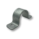 Swing Gate Hot Dip Galvanized Pipe Hinge Strap (Loose Fit, 50NB, Diamond Hole) - Strap Part Only