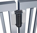 D&D TruClose Adjustable HEAVY DUTY Self Closing Hinges for Gates up to 70kg : Brushed, for Metal, 19mm Gap