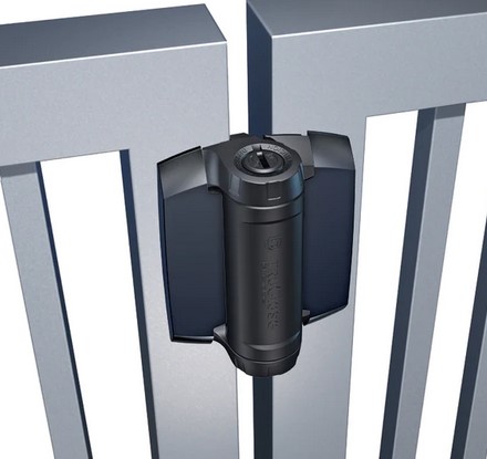 D&D TruClose Adjustable Self Closing Hinges - 70kg, Black, For Metal, 19mm Gap, One Leg - Pair