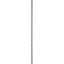 Twist Bar for wrought iron gate size  20x20mm - 900mm long- Zinc Plated