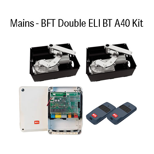 Double BFT Eli BT A40 Underground Motor - Complete Kit