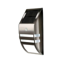 Solar Wall Garden Lights with PIR Sensor - Waterproof IP65 Stainless Steel Lamp