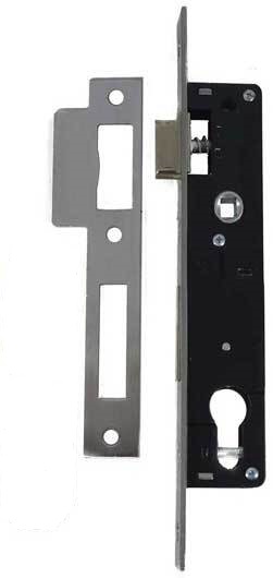 Yale European Mortice lock Euro Cylinder 30mm Backset in Chrome Face