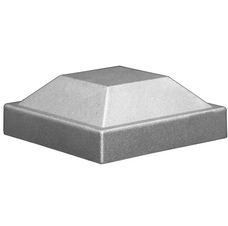 Aluminium Cap Square for tube size 50x50mm - Cast