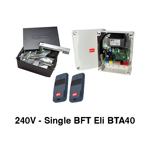 240V Single BFT Eli BTA40 Underground Motor - Complete Kit