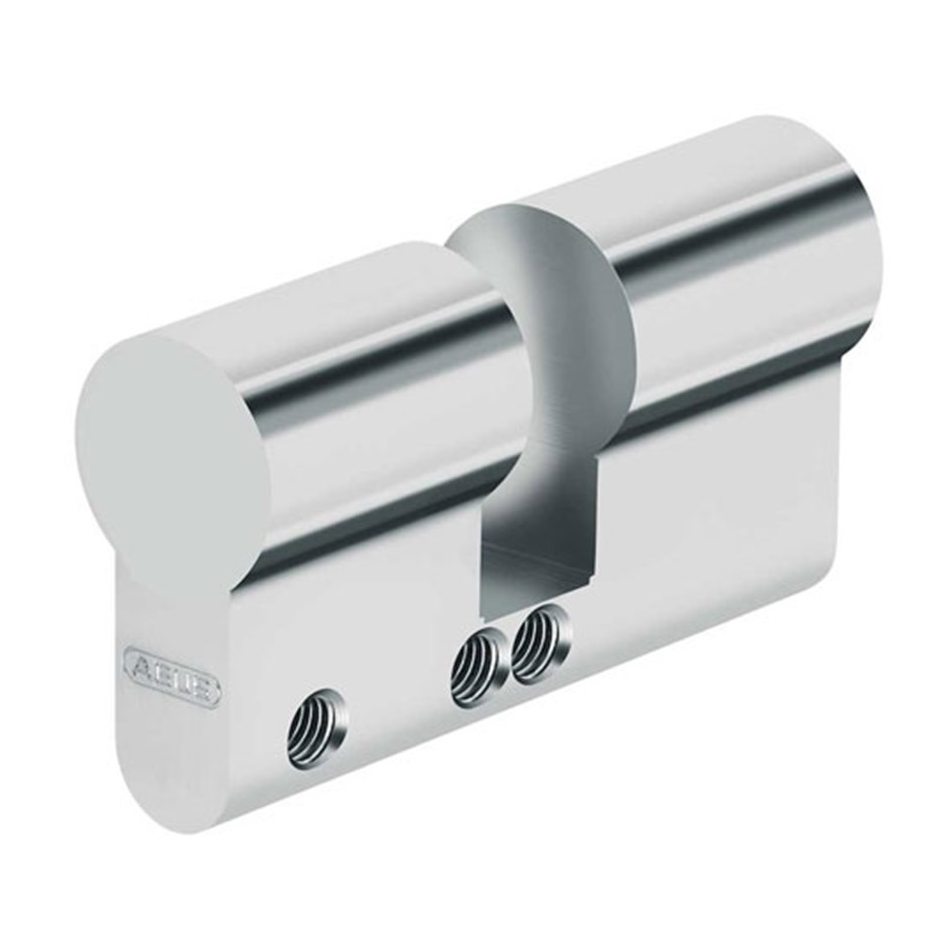 Euro Key Barrel, 60mm Full Cylinder, Dummy Cylinder - Bright Chrome