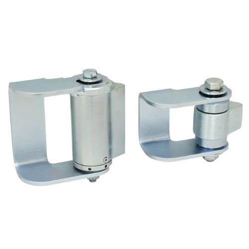 D&D Steel Self Closing BadAss Face Mount Hinge Set - Zinc Finish, Up To 140kg - Set