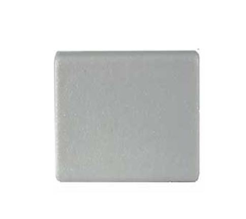 Plastic square cap 30x30mm (1-2.5mm wall thickness) White