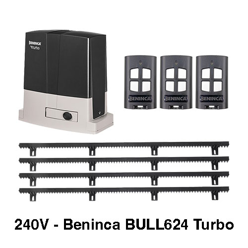 240V Beninca BULL624 Turbo 600kg - Complete Kit