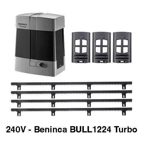 240V Beninca BULL1224 Turbo 1200kg - Complete Kit