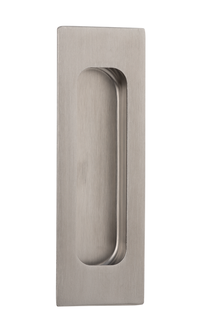 Gate Handle - Pull Handle - Stainless Steel in Satin Chrome Silver