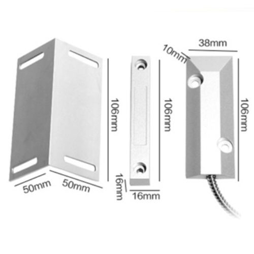 Wired Surface-Mounted NC Magnetic Lock Contact Sensor