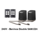 240V Beninca Double Swing Gate Motor SAM.E24 - Complete Kit