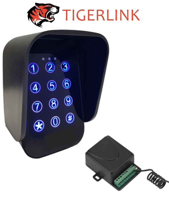 TIGER Universal Wireless Keypad Waterproof for any Gate Motors and Garage Door Openers