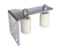 Sliding gate Top Guide Holder 200x100mm with 2 rollers 76x50mm