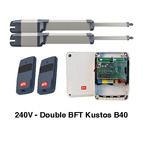 240V BFT Double Kustos B40 - Complete Kit