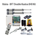 Mains Voltage BFT Double Kustos B40 - Complete Kit