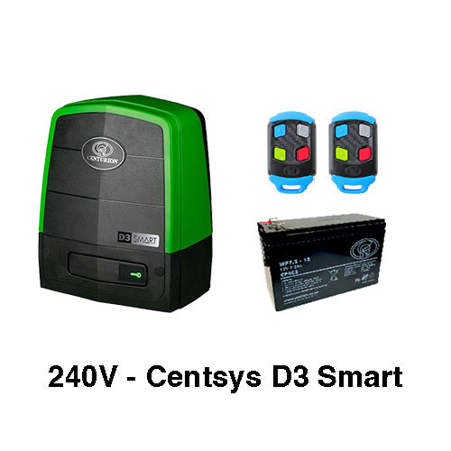 240V Centsys D3 Smart - Battery & 2 Remotes