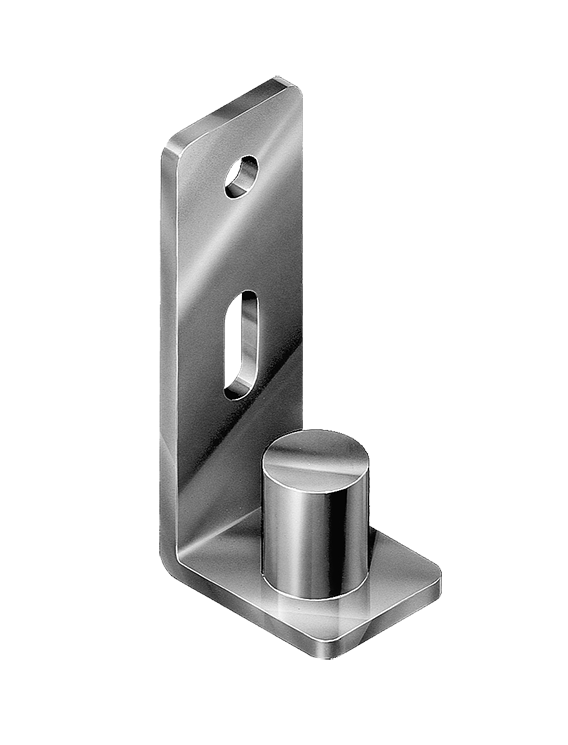 Swing Gate Long Plate Bolt-On Bottom Pin, 20NB Inside Diametr