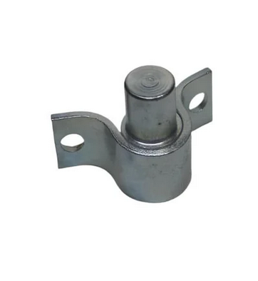 Round Tube Bolt-On Bottom Pin - 27mm, To Suit 25NB, Gudgeon Pin - Single