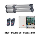 BFT Double Swing Gate Motor PHOBOS BT B40 DOUBLE KIT