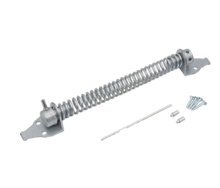 Heavy Duty Steel Spring Coil Gate Closer - Silver