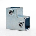 Tigerclamp Double Galvanised Connector 2 Way 90 Elbow  Fit 40x40mm Tube