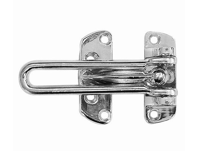 RiteFit Lenlok Door Guard Security  105mm Chrome Plate HDGCP