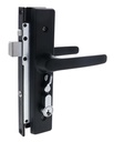 High Security Screen Door Lock with Cylinder Keys Matt Black