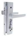 High Security Screen Door Lock with Cylinder Keys Pearl White