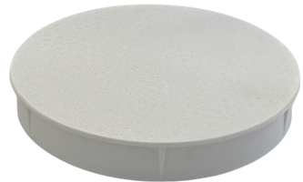 Plastic Hole Plug/End cap tube insert for hole size 250mm White
