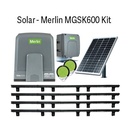Solar Merlin 600kg Sliding Gate Motor Kit
