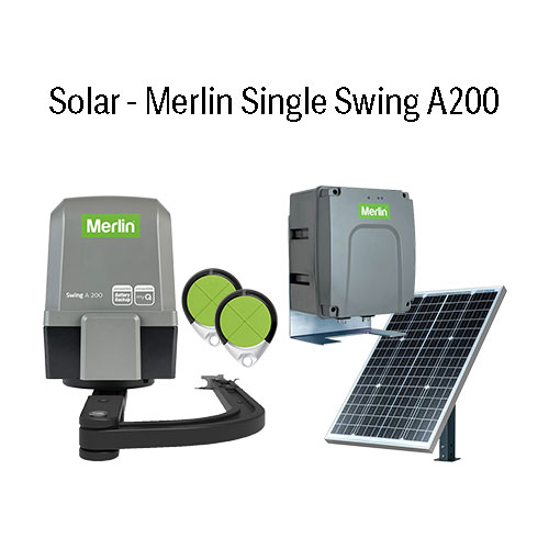 Solar Merlin Single Swing A200 Articulated Arm Kit