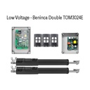 Low Voltage Beninca Double TOM3024E Kit