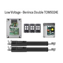 Low Voltage Beninca Double TOM5024E Kit