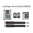 Low Voltage Beninca Double TOM5024E Kit