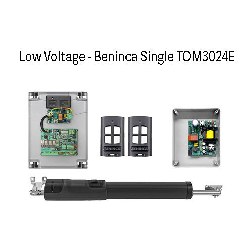 Low Voltage Beninca Single TOM3024E Kit