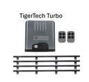 TigerTech 240V 1000kg Heavy Duty Sliding Gate Motor Kit with 2 Remotes