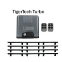 TigerTech 240V 1000kg Heavy Duty Sliding Gate Motor Kit with 2 Remotes