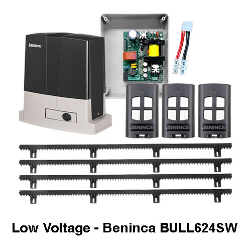 [GMSG713] Low Voltage Beninca BULL624SW 600kg - Complete Kit
