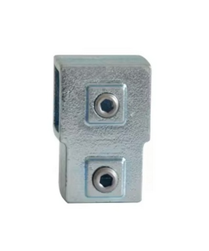 [STKC101] Tigerclamp Double Galvanised Square Connector Short TEE  Fit 40x40mm Tube