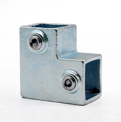 [STKC125] Tigerclamp Double Galvanised Connector 2 Way 90 Elbow  Fit 40x40mm Tube