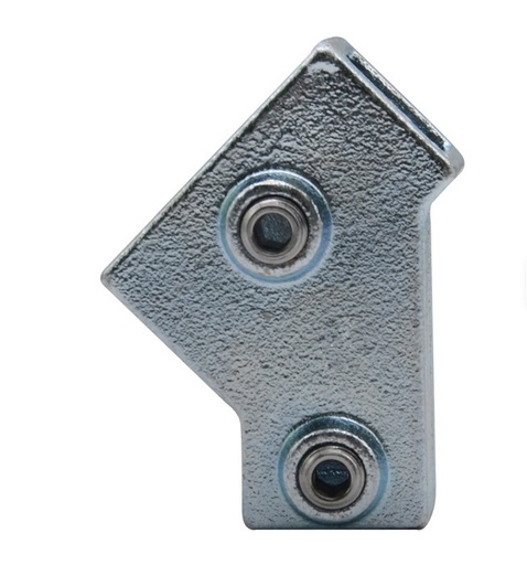 [STKC129] Tigerclamp Double Galvanised Connector Clamp on Tee  Fit 40x40mm Tube
