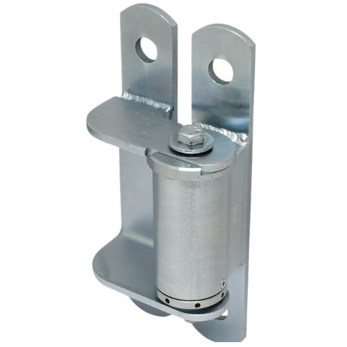 [HN492] D&D Steel Self Closing BadAss Bolt-on Face Mount Hinge - Zinc Finish, Up To 140kg - Single