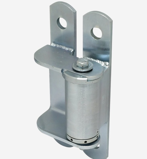[HN492] D&D Steel Self Closing BadAss Bolt-on Face Mount Hinge - Zinc Finish, Up To 140kg - Single
