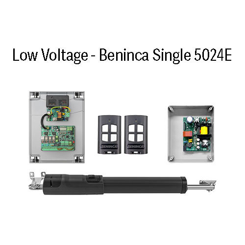[MOT373SLVK] Low Voltage Beninca Single TOM5024E Kit